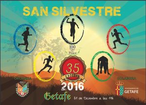 Cartel promocional de la San Silvestre
