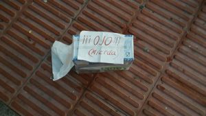 Heces en Juan de la Cierva